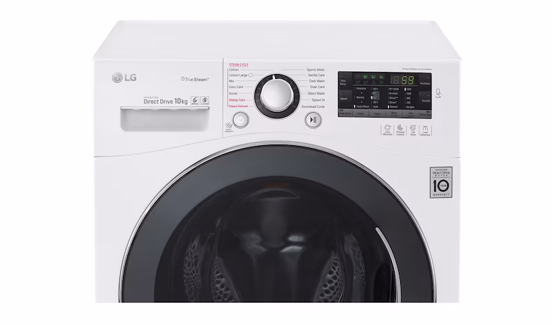 LG Lavatrice TurboWash™ 10 Kg Oblò Silver 1400rpm 10kg Argento