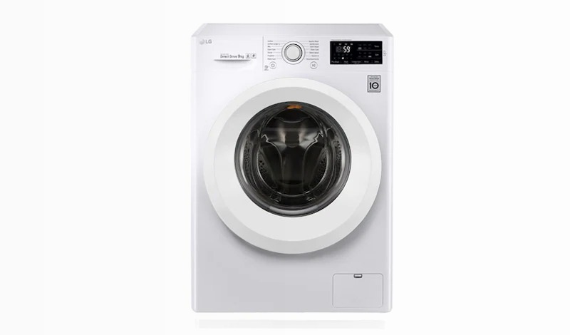 LG Lavatrice TurboWash™ 9 Kg Oblò Bianco - FH4U2VFN3 1400rpm 9kg