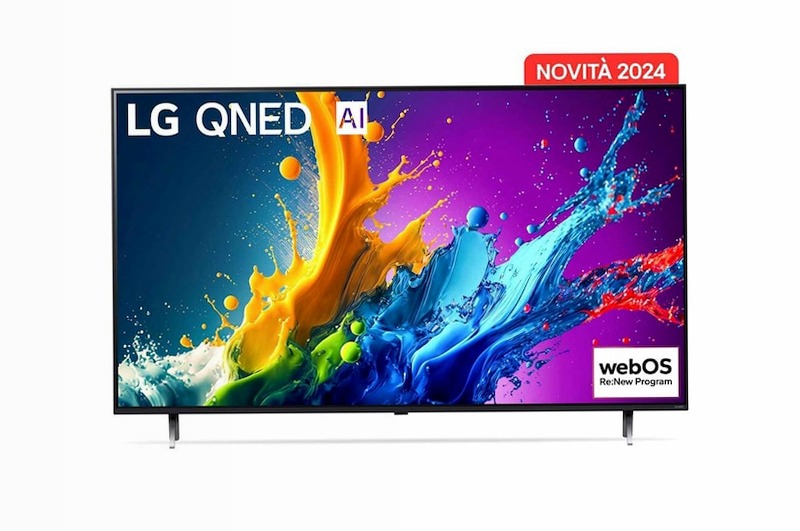 TV 75 pollici LG QNED80 AI 4K Smart TV - 75QNED80T6A | LG Italia 75" HD