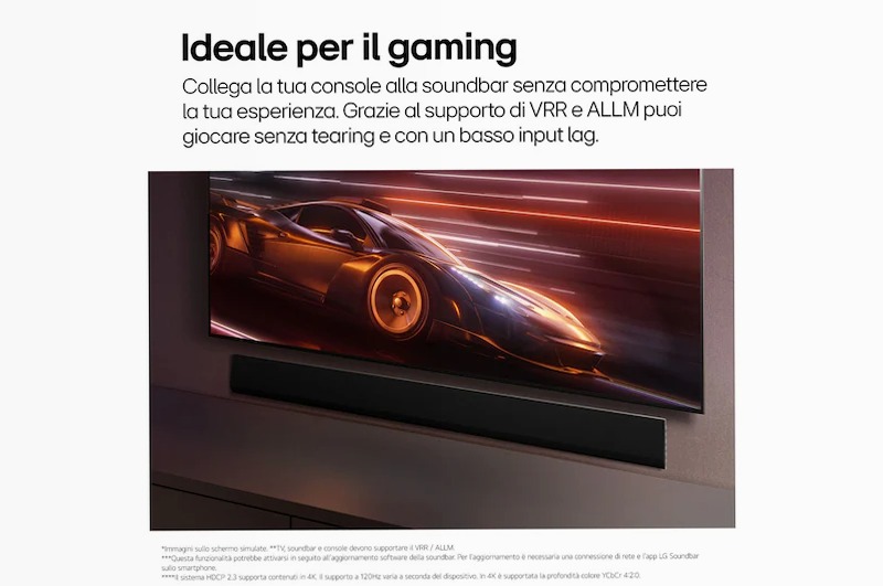 Offerta Kit Esclusivo: TV 77 pollici LG OLED evo AI G5 4K + Soundbar SG10TY I 420W su 3.1 canali | LG Italia 77" HD