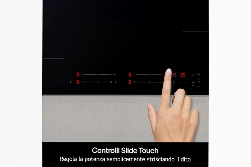 LG CI5Z3025BN Piano cottura induzione 80cm,7,4kW | LG Italia Nero 4