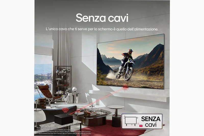 TV OLED LG M4 - Gamme Uniche di Immagine e Audio Beige 65" HD