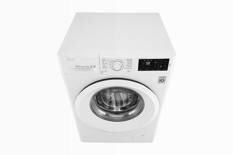 LG Lavatrice 7 kg Oblò Bianco - F4J5QN3W 1400rpm 7kg