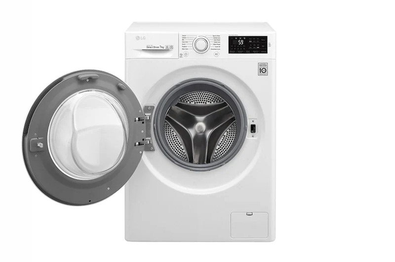 LG Lavatrice 7 kg Oblò Bianco - F4J5QN3W 1400rpm 7kg