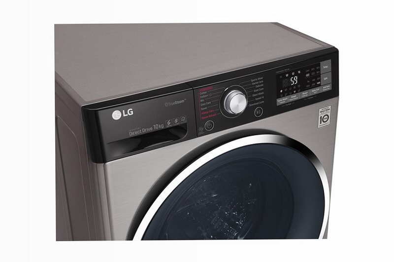 LG Lavatrice Smart TurboWash™ 10 kg 1400rpm 10kg Acciaio