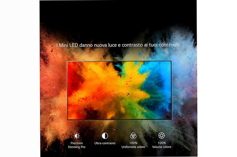 LG QNED MiniLed | TV 86'' Serie QNED91 | QNED 4K, Smart TV, VRR, Dolby Vision IQ e Atmos - 86QNED916QE | LG Italia 4K Mini-LED
