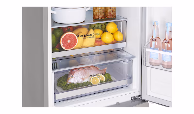 LG Frigorifero Combinato con Display LED A 375lt