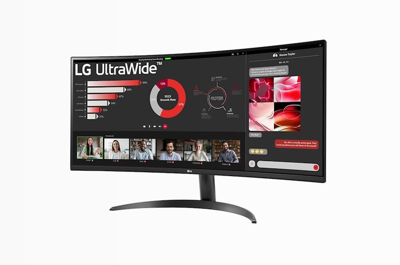LG UltraWide 34WR50QC-B 34" Nero