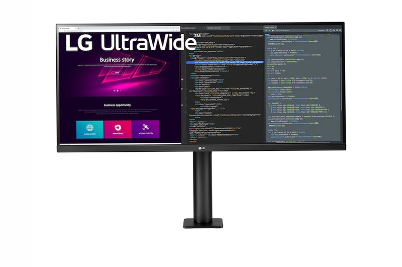LG Monitor UltraWide Ergo IPS 34'' 21:9 Quad HD HDR