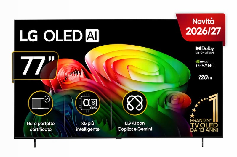 TV 77 pollici LG OLED AI B6 Pro 4K Smart TV 2026 | LG Italia 77" HD