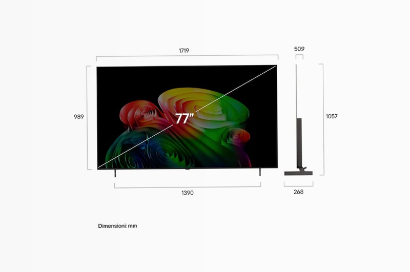 TV 77 pollici LG OLED AI B6 Pro 4K Smart TV 2026 | LG Italia 77" HD
