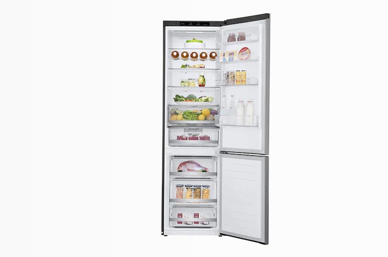 Frigorifero Combinato LG GBB72PZEFN Inox D