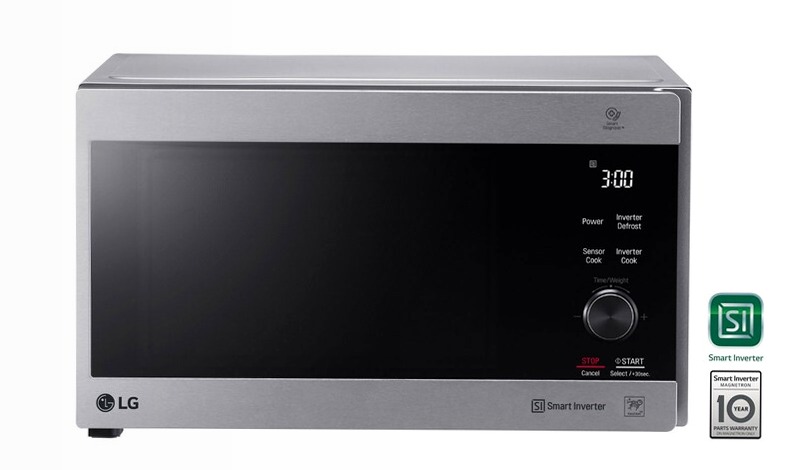 LG Microonde Smart Inverter Grill 32 Litri Acciaio