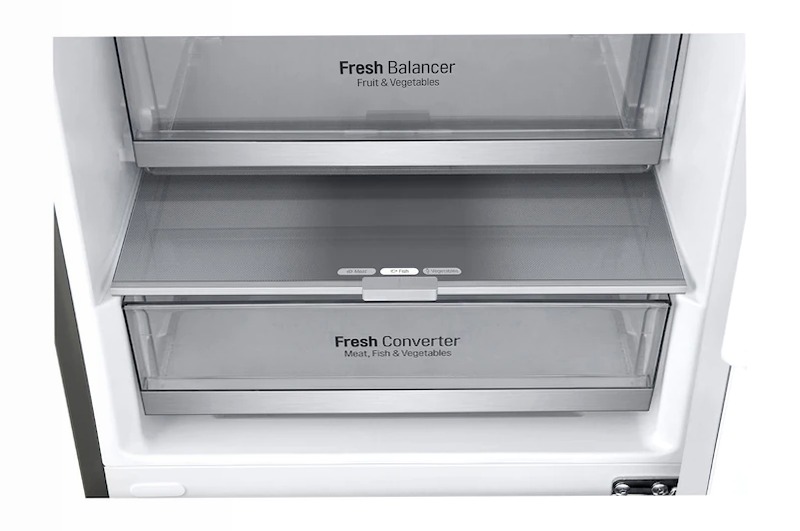 Frigorifero LG GBB71PZVCN1 Classe C Inox Argento Combinato 341lt