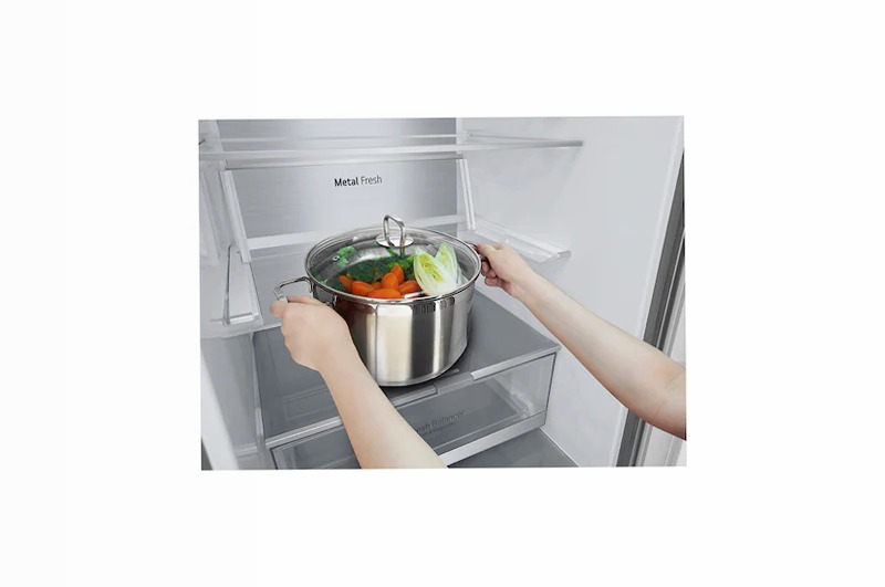 Frigorifero Combinato GBB72SAUCN1 | LG Italia Inox C 384lt