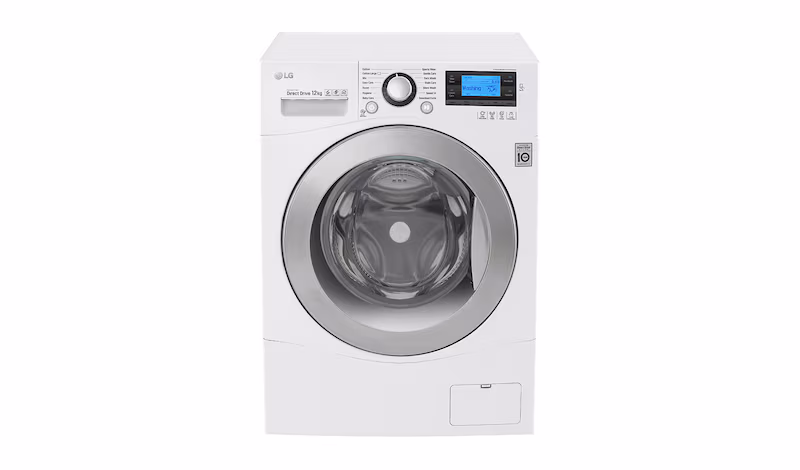 LG Lavatrice TurboWash™ 12 Kg Oblò Cromato - FH495BDN2 1400rpm 12kg Acciaio