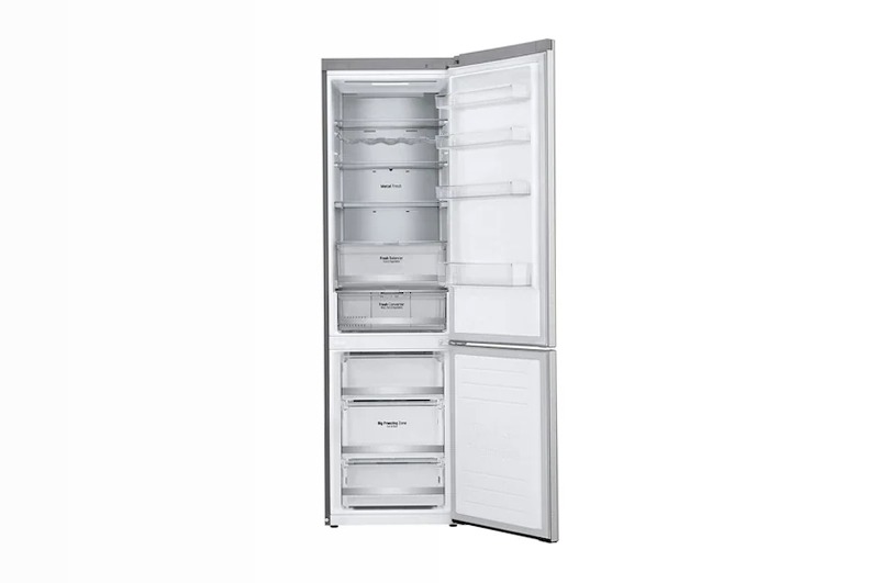 Frigorifero combinato | Classe D, 384L | Wi-Fi, Wine Rack, Door&Linear Cooling, Fresh Balancer&Converter, No frost | Acciaio D 384lt