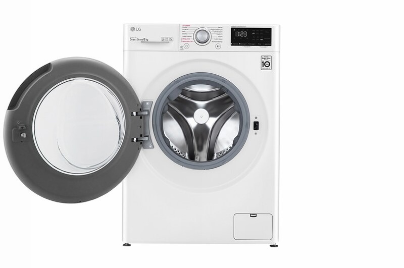 LG Lavatrice Smart AI DD™ 8kg 1400rpm Bianco