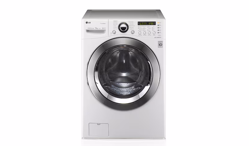 LG Lavatrice 15 Kg Oblò Cromato - FH255FD 1200rpm 15kg Acciaio