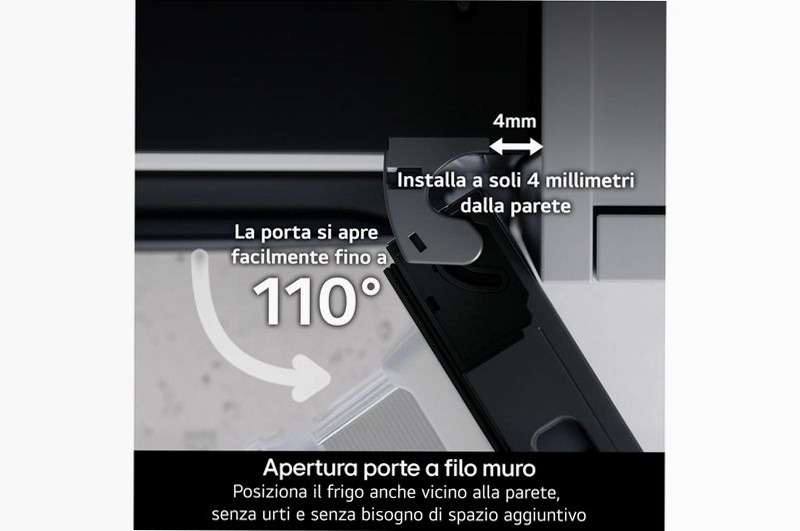 Frigorifero combinato Fit & Max 70cm - Classe A 465lt