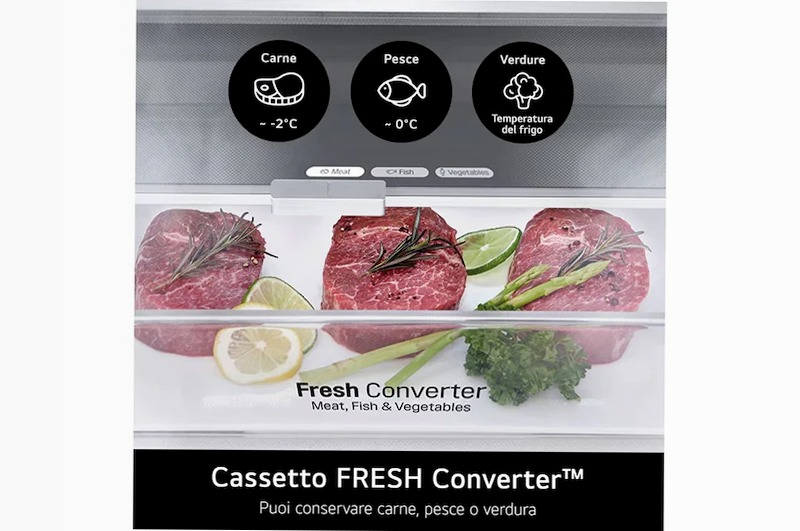 Frigorifero Combinato No Frost GBV7280DEV Nero D 387lt