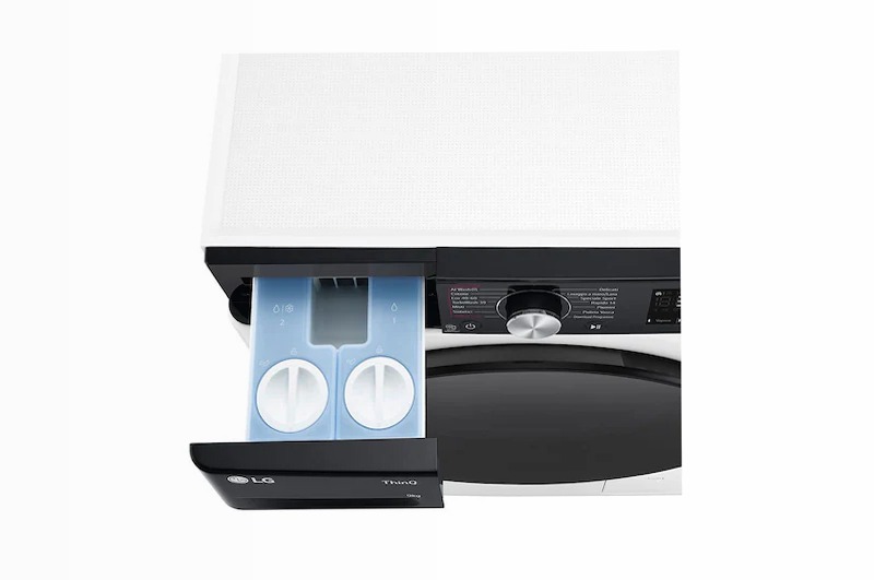Lavatrice 9kg AI DD™ LG Serie R7 1400rpm Bianco