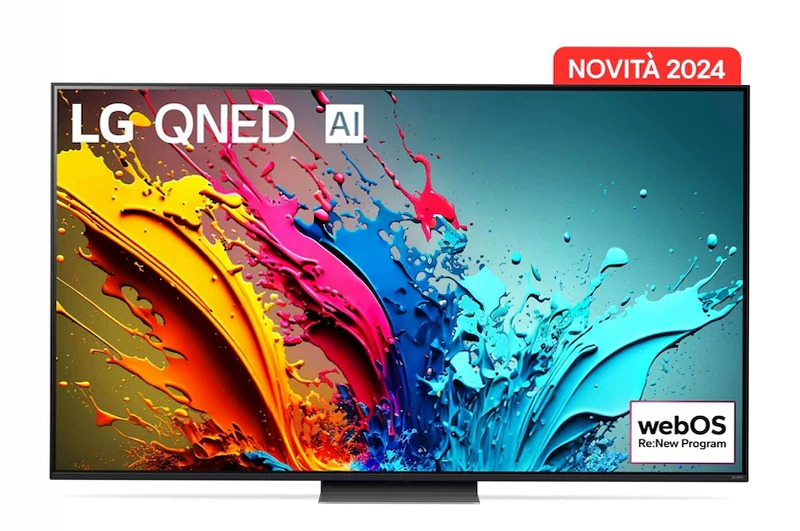 TV 65 pollici LG QNED87 AI 4K Smart TV - 65QNED87T6B | LG Italia 65" HD