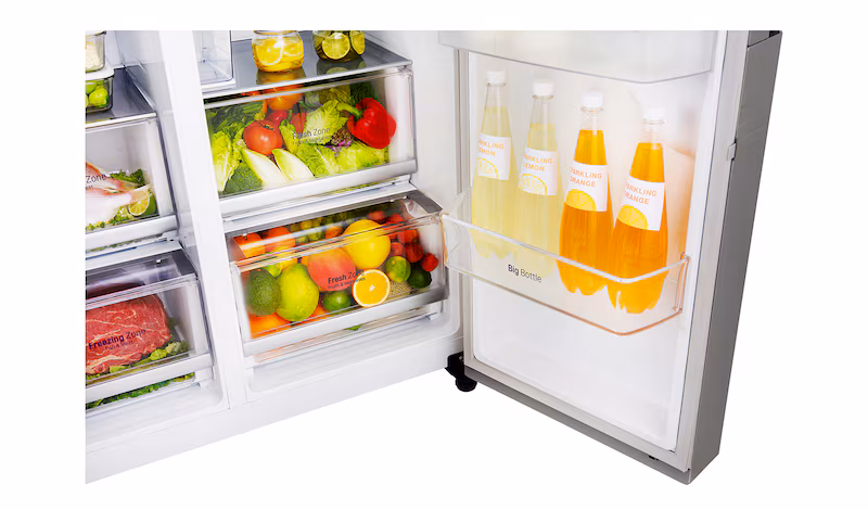Frigorifero Side-By-Side LG GSL760PZXV Inox 668lt