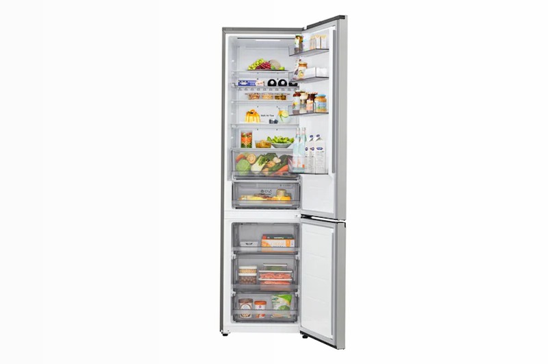 Frigorifero combinato Fit & Max 60 cm Classe C, colore Prime Silver | LG Italia Argento