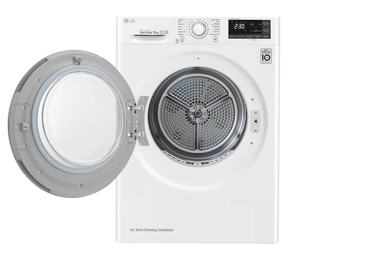 Asciugatrice 9kg Pompa di calore DUAL Inverter V5 A Bianco