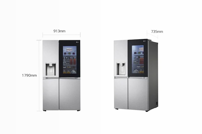 Frigorifero Side-by-Side InstaView Door-in-Door Side by Side 635lt