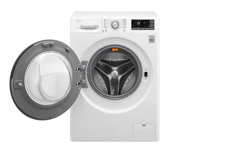 LG Lavatrice Smart TurboWash™ 8 kg 1400rpm 8kg Acciaio