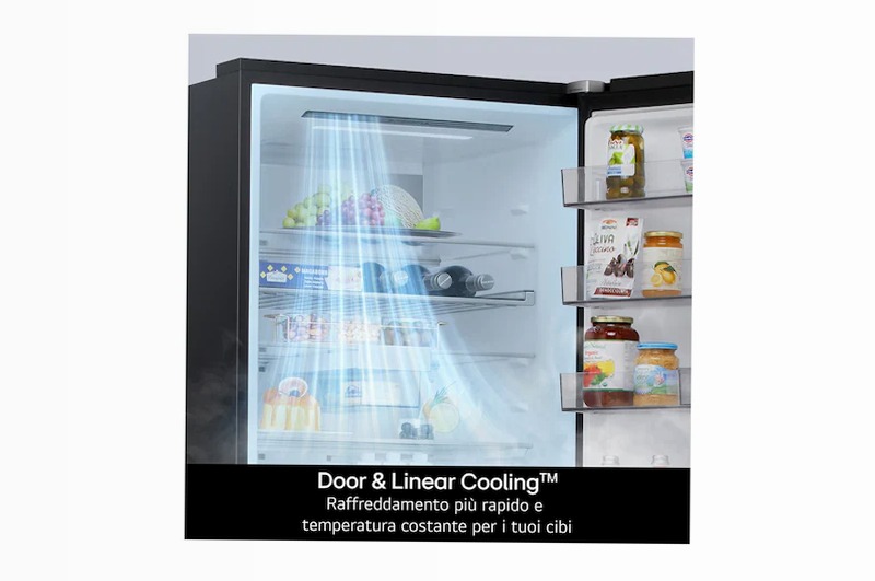 Frigorifero combinato LG Fit & Max 60 cm Argento D 375lt