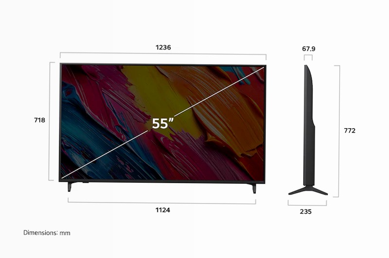 TV 55 pollici LG QNED AI QNED70 4K Smart TV 2025 - 55QNED70A6A | LG Italia 55" HD