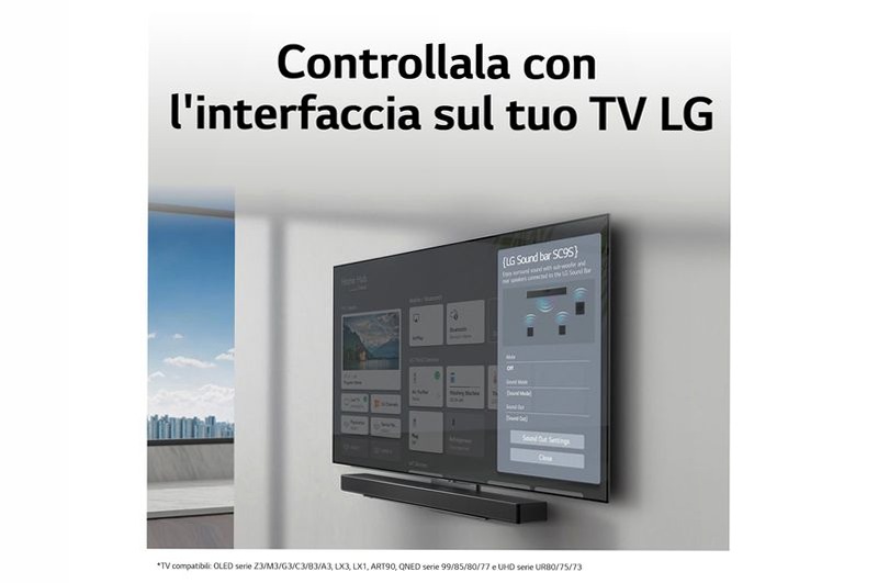 TV OLED LG C4 55 pollici + Soundbar SC9S HD