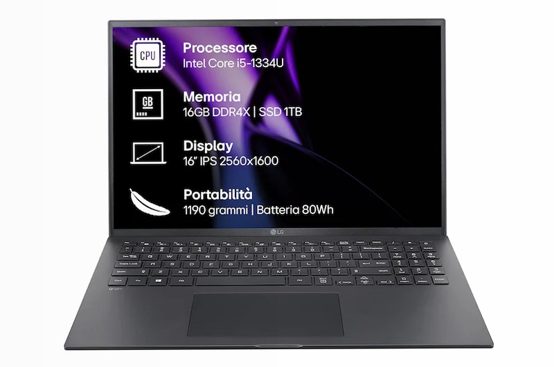 Notebook gram 16" 16 Windows