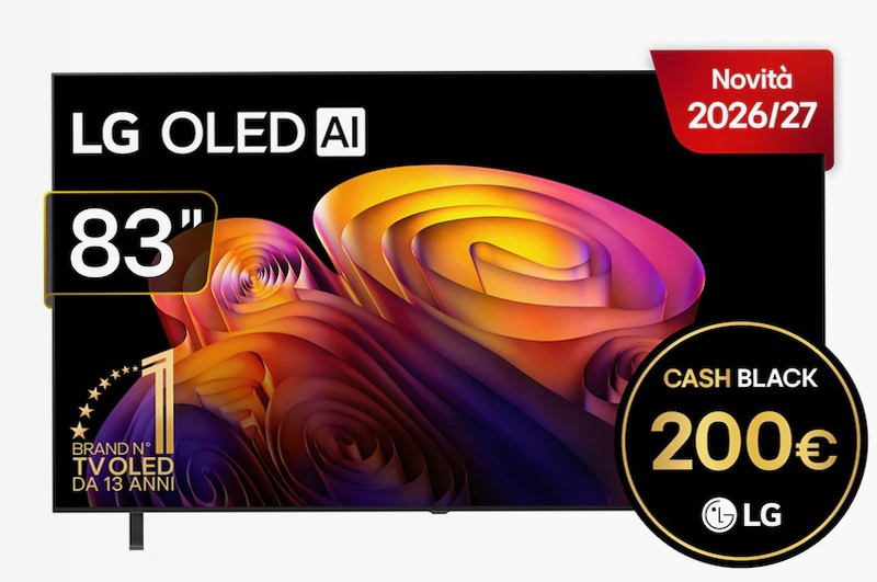 tv 83 pollici LG OLED AI B6E 4K Smart TV 2026 - OLED83B6ELB.API | LG Italia 83" HD