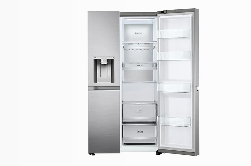 Frigorifero Side-by-Side Classe D 635L + Microonde NeoChef 1000W Acciaio Side by Side 635lt Libera