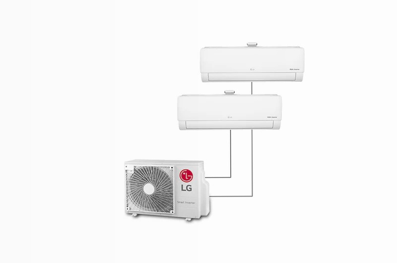 DUALCOOL Atmosfera 2ATMO9917.MULTI - LG Italia Multisplit 9000btu A