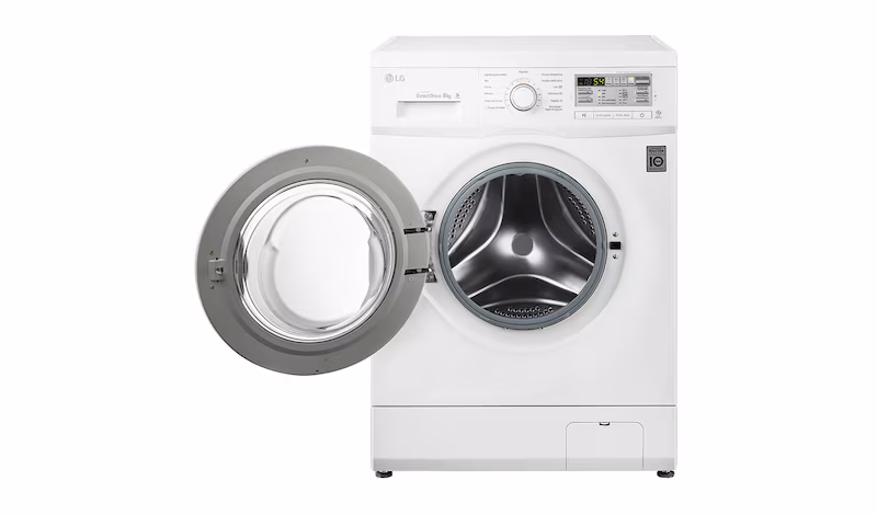 Lavatrice 8kg LG FH4B8TDA7 - Motore Inverter Direct Drive 1400rpm Argento