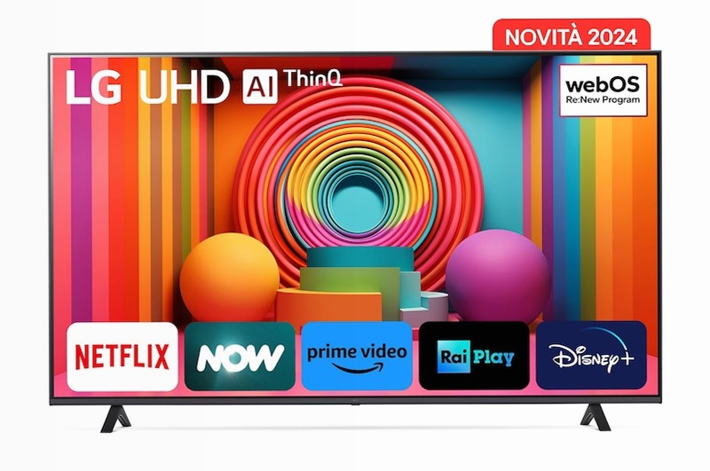 TV UHD LG Serie UR75 Beige 75" HD