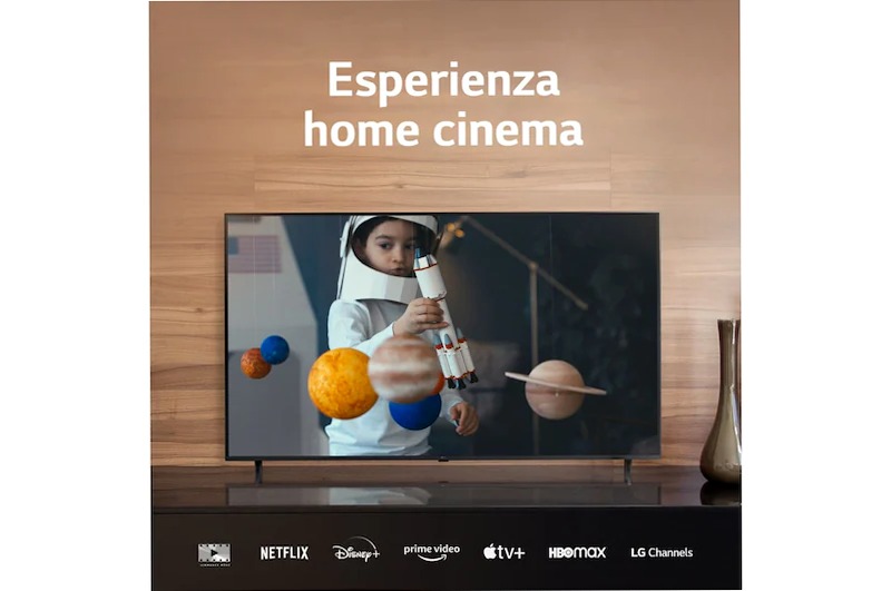 TV UHD LG Serie UR75 Beige 75" HD