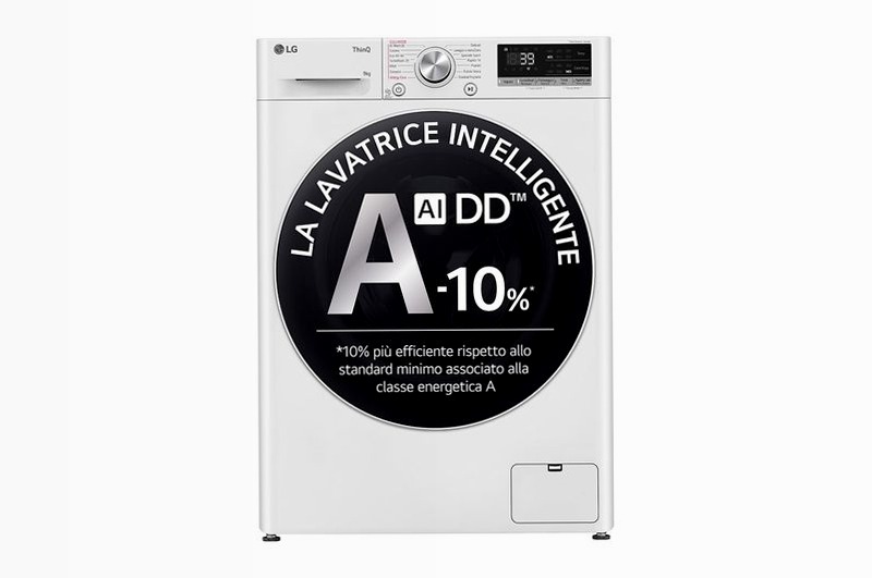 Lavatrice 9kg AI DD™ - Serie R7 Classe A 1400rpm 7kg