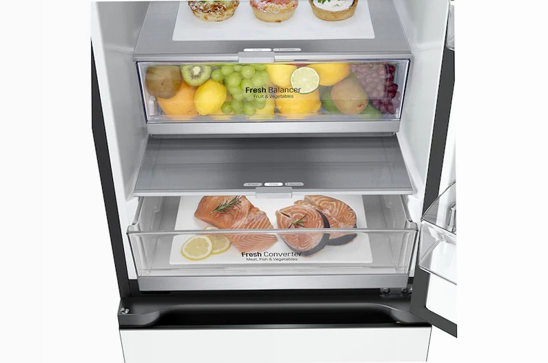 Frigorifero combinato LG GBB72TW9CQ1 Bianco C 387lt