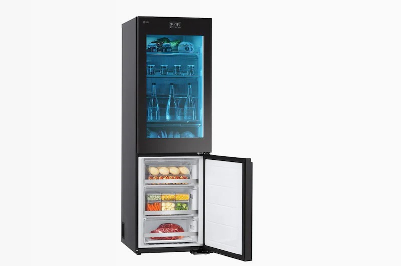 Frigorifero LG GBG719MDNN InstaView con MoodUP Bianco D Combinato 352lt