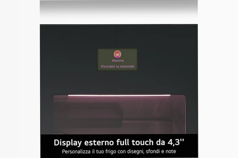 Frigorifero LG GBG719MDNN InstaView con MoodUP Bianco D Combinato 352lt
