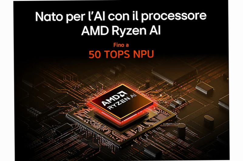 Notebook gram 15,6" Copilot+ PC, Windows 11 Home, Ryzen AI 7, 16GB RAM, 512GB SSD, Nero | LG Italia 16 512GB SSD