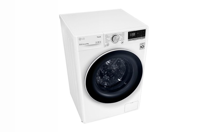 LG Lavatrice Smart AI DD™ TurboWash™ 8 kg 1400rpm 8kg Bianco