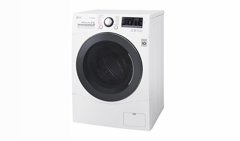 LG Lavatrice Slim TurboWash™ 7 Kg Oblò Silver 7kg Argento