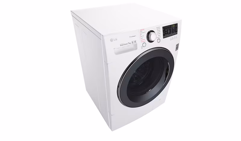 LG Lavatrice Slim TurboWash™ 7 Kg Oblò Silver 7kg Argento